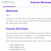Times Table Couse 2-12 Course Structure